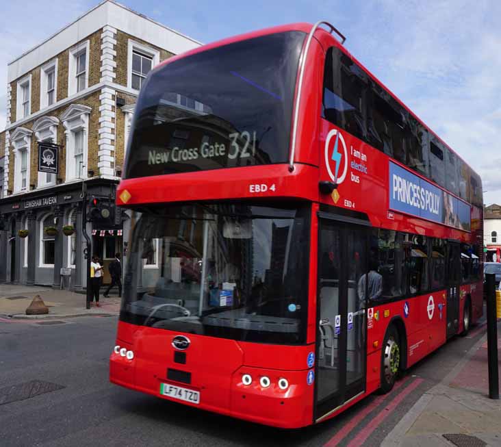 Go-Ahead London BYD DD11 EBD4